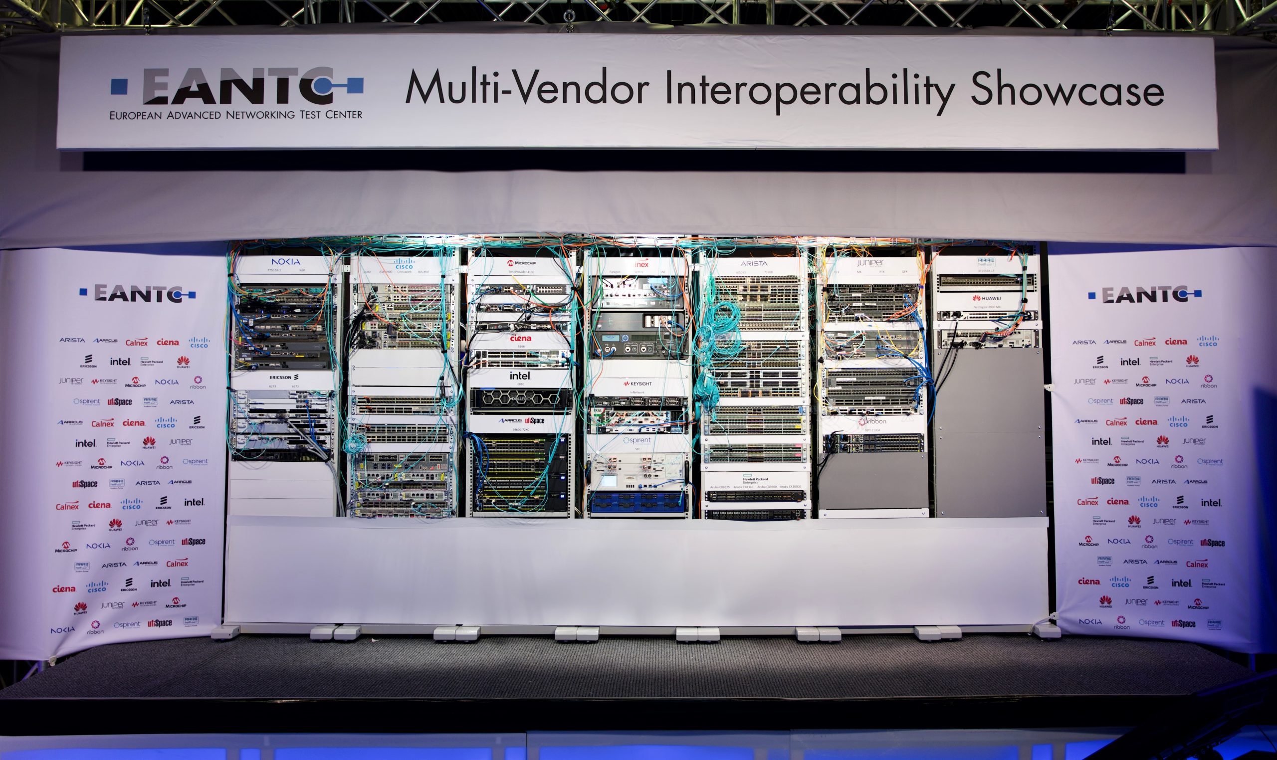 Multi Vendor MPLS SDN Interoperability Test 2024 EANTC   EANTC Interop Booth 2023 Scaled 